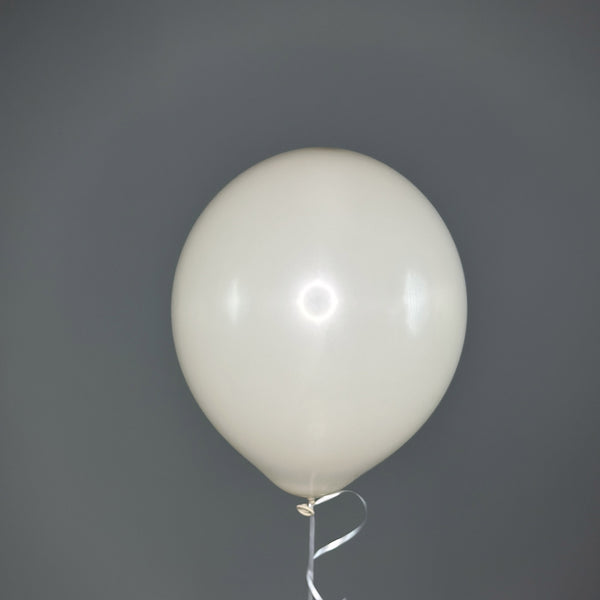 Sand White Balloon – as part of a flower bouquet – floral decor accent by Flower Power