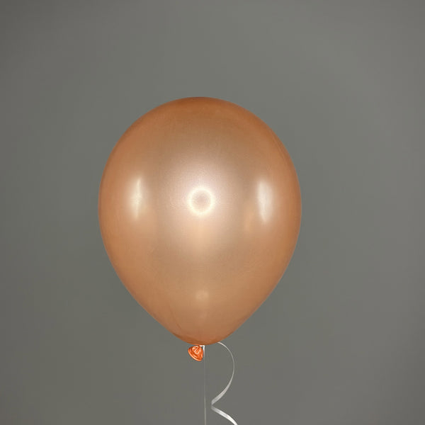 Pearl Rose Gold Balloon – as part of a flower bouquet – floral decor accent by Flower Power