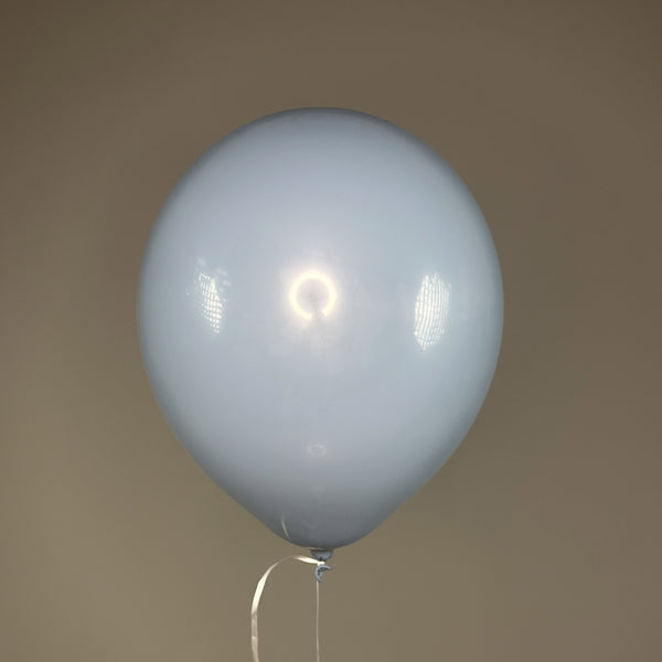 Pastel Dust Blue Balloon – as part of a flower bouquet – floral decor accent by Flower Power