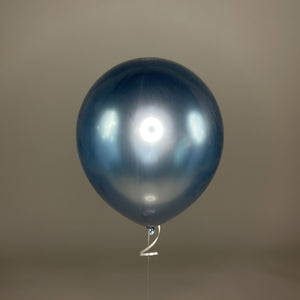 Chrome Water Blue Balloon