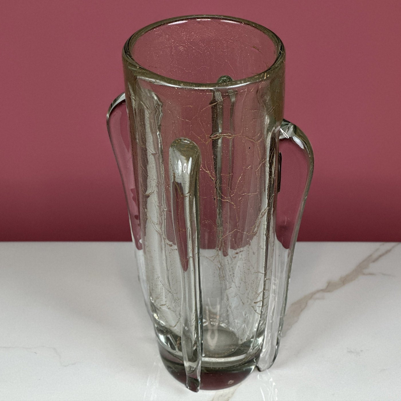 Witch Hazel Vase – Organic Soft Crystal Glass Form | Flower Power
