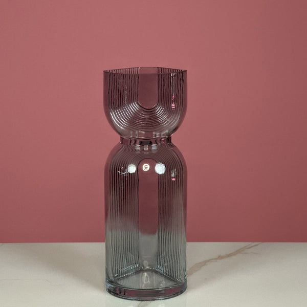 Pharaoh Mask Flower Vase Grey