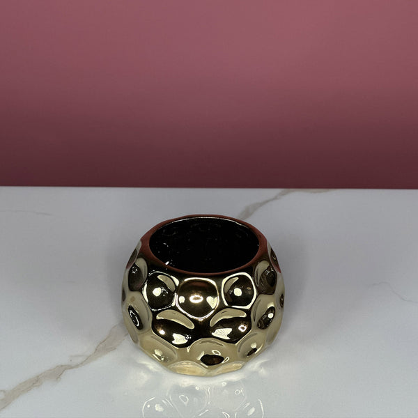 Gold Accent Vase