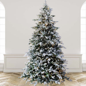 Snow-Covered Christmas Tree Alpine Snowfall 2.25 m