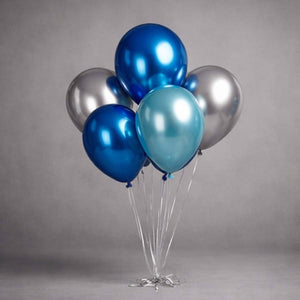 Midnight Sapphire Balloon Fountain