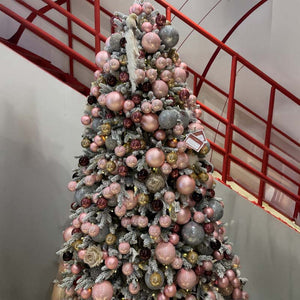 Christmas Tree in rose gold tones Rose Champagne 1.8 m