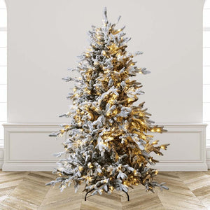 Snow-Covered Pine Tree Winter Glow Pine 1.9 m