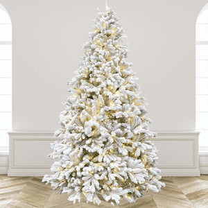 Snow-Covered Christmas Tree Winter Veil 2.3 m