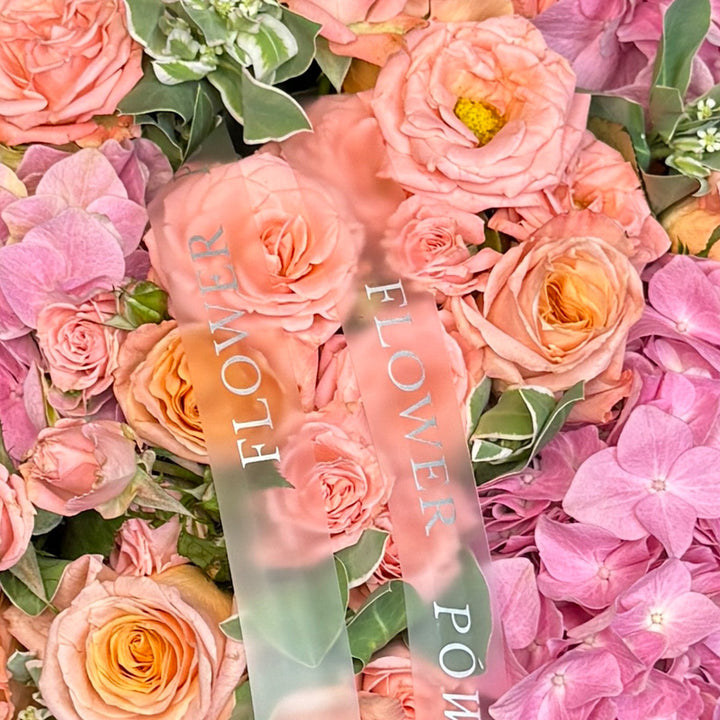 Fuchsia Paradise – vibrant floral composition with fuchsia roses – romantic gift by Flower Power