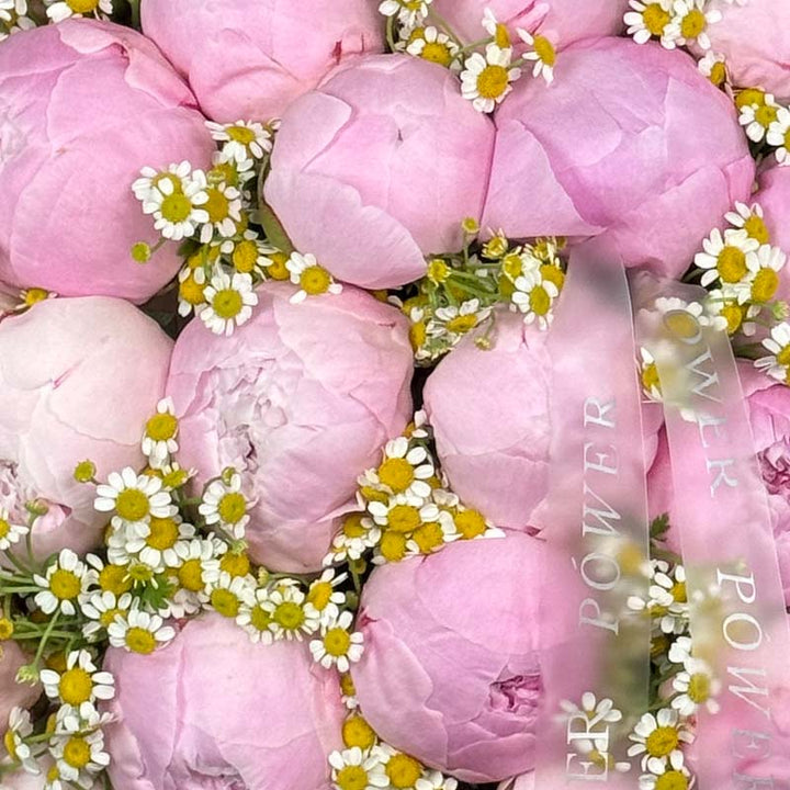 Ivory Caress -romantic bouquet of long-stemmed roses – elegant floral expression by Flower Power