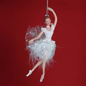 White Tulle Ballerina Ornament